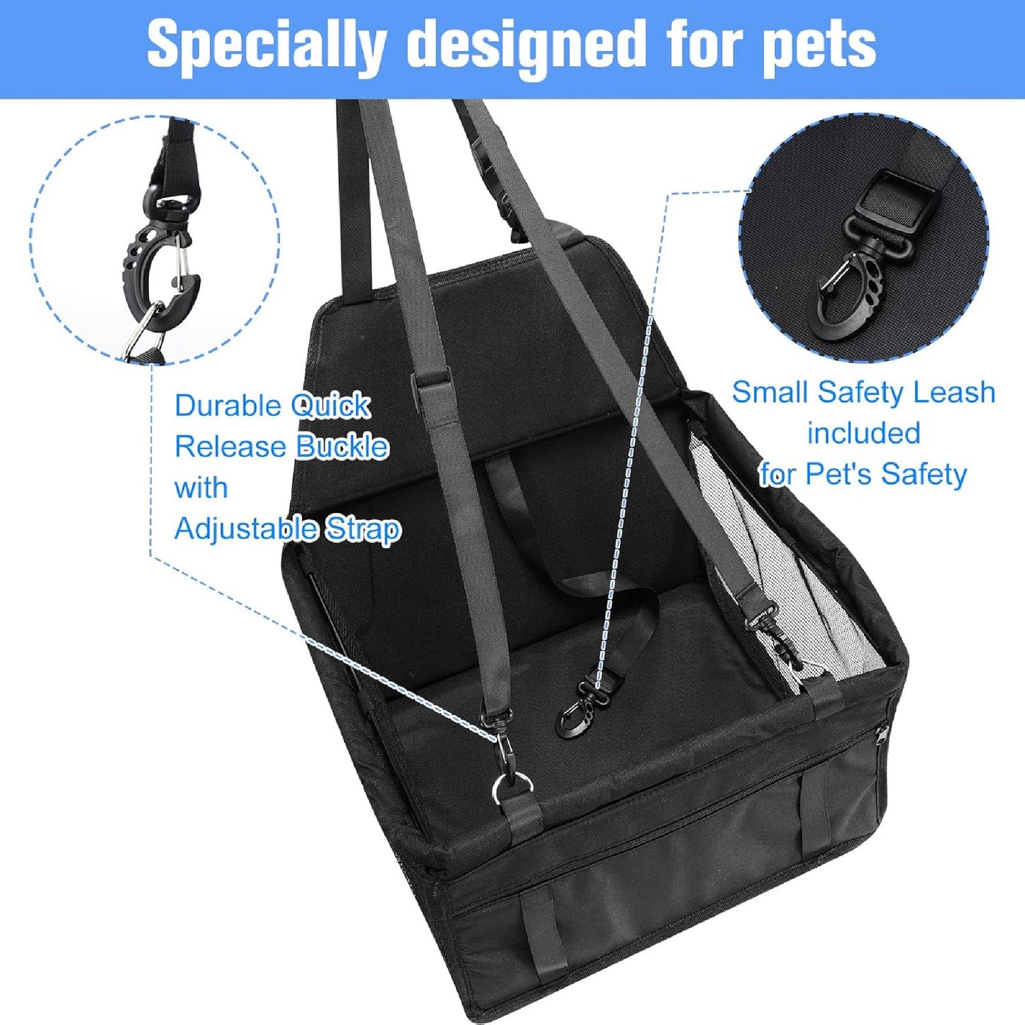 Asiento Transportador Perros Para Carro